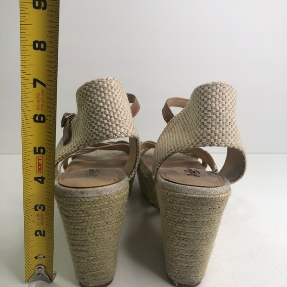 Lucky Brand Platform Sandals #10 - Picture 11 of 14